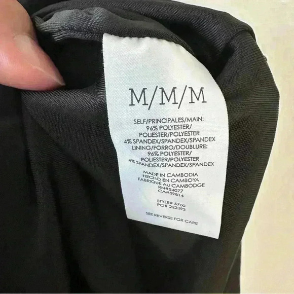 Cabi Drama Skirt Black Floral Print Black Wrap Midi Style Size Medium Womens - Picture 13 of 16